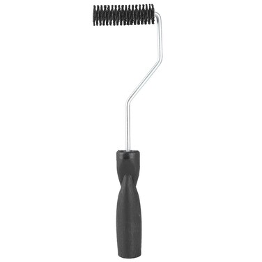 Fiberglass Roller Tool, Faux Bubble Paddle Tool Fiberglass Bubble Paddle Laminating Roller Black Laminating Paint Roller for Fiberglass Industry Hand Tools, 0.9x3.0in
