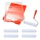 6 Inch Paint Roller,Foam Paint Roller with High Density Sponge Roller Refills, Frame, Tray, and Liner,Foam Roller for Painting Walls, Cabinets,Doors and Ceilings,Pack of 8