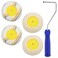 Corner Paint Roller with Replacement Head, Drywall Corner Roller Tool, Paints Edger Corner Paint Roller Tool for Home Office Wall Painting Decoration,Corner Walls Painter