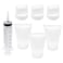 YINARONG 3 Pcs Touch up Paint Brushesh, Small Roller Brush Wall Repair Tool, Storage Touch-up Brush with Roller, and A Touch-up Pen, Suitable for Water-Based Paint Application
