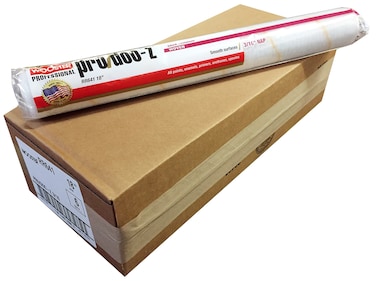 Wooster Brush RR641 18 inch Pro/Doo-z 3/16 inch Nap Roller Cover - Pack of 6