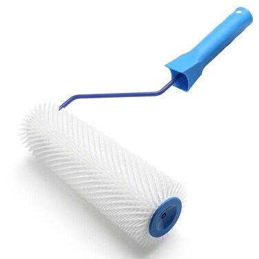 Waziaqo 9inch/23cm Screed Spiked Roller for Self Epoxy Floor, Latex Floor Self Leveling Spiked Roller, Screed Compound Roller Bubble Remove Tool