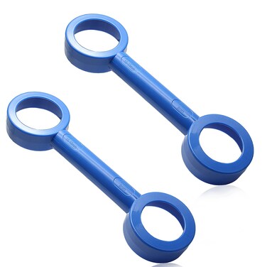 Rierdge Paint Roller Cleaner, Paint Removal Scraping Paint Roller Cleaning Tool, Fits Most Paint Rollers, Blue, 2 Pcs