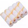 Edward Tools 4&rdquo; Paint Roller Covers Refills Pack of 10 - Polyester and Acrylic for Smooth and Semi Smooth Surfaces - Paint Roller Cover Replacements with 1/2&rdquo; Naps - for All Paints and Stains