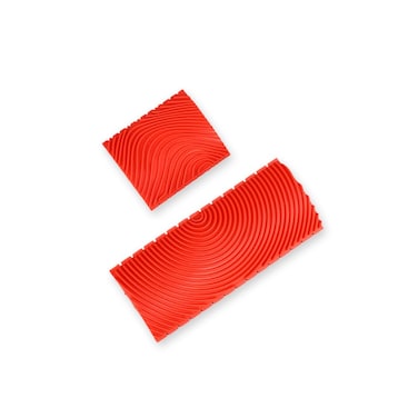 2PCS Wood Graining Painting Tool, Rubber Wood Pattern Graining Knurling Tool On All Surfaces, Textured Paint Roller Tool, DIY Wood Grain Paint Tool Set for Wall Painting, Decorating House