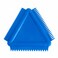 Wood Graining Painting Tool yyangz Triangle Shaped Wood Texture Graining Tool, Household Wall Art Paint Rubber for DIT Wall Room Decoration, Blue