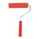 Ciieeo 7-inch Wood Graining Tool Red Wood Grain Paint Roller DIY Rubber Graining Tool with Handle for Art Paint Decoration