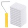HARFINGTON 50pcs 4 Inch Sponge Small Paint Roller Brush with 10 Inch Length Handle House Painting Supplies Wall Painting Tools