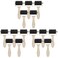 Ciieeo 15 Pcs Printmaking Brayer Rubber Brayer Roller Paint Brush Ink Applicator Art Craft Oil Painting Tool for Printmaking Stamping Gluing