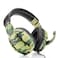 PS4 3.5mm Camouflage Gaming Headset Professional Gamer Stereo Head-Mounted Headphone Computer Earphones for PS4 PS5 Xbox Series X/PC/Switch