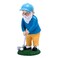 MOOCOCO 8.3 Inch Golf Gnomes Statues,Outdoor Golf Playing Garden Gnome Statue,Patio Yard Lawn Desk Home Office Decoration,Resin Dwarfs Figurine,1 Pc