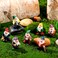 Jetec 7 Pieces Gnomes Fairy Resin Statues Miniature Garden Mini Gnome Statue for Table and Garden Decoration for Holiday Festival Garden Decoration, Relatives Friends Kids
