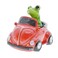 DEARBIRDER Frog Figurines, Frog Driving a Red Car, Frog Resin Sculpture for Home Office Outdoor Lawn Garden D&eacute;cor, Animal Collectible Figurine