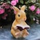 Lifexquisiter Reading Bunny Statue Decor, Resin Easter Rabbit Figurine Sculpture Collectible for Home Desktop Ornaments and Garden Lawn Decoration