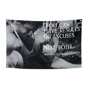 Arnold Schwarzenegger Flag 3x5 Feet Banner Funny Flags for Room With Bass Groments for College Dorm Room Decor