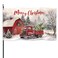 Merry Christmas Flag 3x5 ft Large Christmas Flags for Outside 3x5 Double Sided Farmhouse Garden Flag Xmas Red Truck Outdoor Winter Holiday Garden Yard Decoration