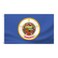 Minnesota State Flag 3x5 ft Outdoor MN Flags, Double Sided Minnesota State Flag, Polyester MN Banner for Outdoor, Vivid Color, Fade Proof, Durable, with 2 Brass Grommets