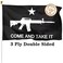 XIFAN Premium Double Sided Come And Take It Flag - Heavy Duty 3ply Polyester Durable Vibrant Print Double Stitched - 3x5 FT Indoor Outdoor Banner
