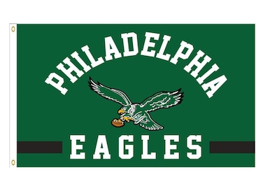 YERCHIC Eagles Flag 3x5ft Banner for Sports Fan Garage Indoor Outdoor Room Man Cave Wall Decoration
