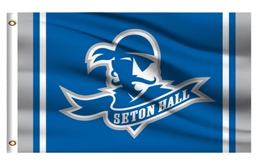 Seton Hall Pirates Flag Outdoor,Outside 3x5 College Banner, Double Sided F011