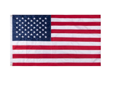 ZSDI American Flag 2x3 FT,Heavy Duty Nylon USA Flag,Sewn Stripes Embroidered Stars and Tough Brass Grommets, Outdoor UV Fade Resistant U.S Flag (2 by 3 Foot)