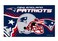 YERCHIC Patriots Flag 3x5ft Helmet Banner for Sports Fan Garage Indoor Outdoor Room Man Cave Wall Decoration
