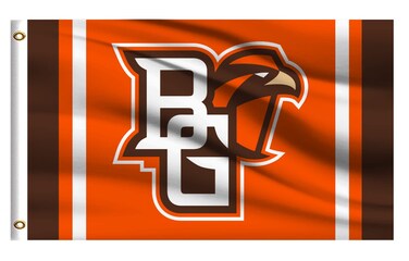 Bowling Green Falcons Flag Outdoor,Outside 3x5 College Banner, Double Sided F011
