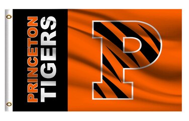 Princeton Tigers Flag Outdoor,Outside 3x5 College University Banner, Double Sided F011