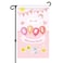 RoadSeaI It's a Girl Garden Flag - Welcome Home It's a Girl Party Door Sign - Gender Reveal Yard Lawn Sign - Baby Shower Party Garden Banner Indoor Outdoor Decoration Supplies - Double Sided 12" x 20