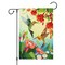 Louise Maelys Welcome Spring Garden Flag 12x18 Double Sided Vertical, Burlap Small Bird Floral Yard House Outside Outdoor House Seasonal Summer Sign Decoration