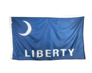 3x5' Historic Fort Moultrie LIBERTY Flag - Outdoor All Weather Nylon - Made in USA