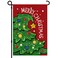 DIYDEC Christmas Garden Flag 12x18 Inch Double Sided Xmas Tree Yard Flag Merry Christmas Yard Sign for Seasonal Holiday Winter Outdoor Decoration