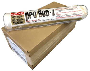 Wooster Brush RR643 14 inch Pro/Doo-Z 1/2 inch Nap Roller Cover - Pack of 6