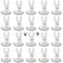 XXGO 20 Pcs Multitool Diamond Blade for Grout Removal Oscillating Tool Masonry Tile Concrete Removing Blades XG8020S
