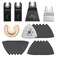 Hoteche 21Pcs Oscillating Tool Blades Set - Wood, Metal, and Sanding Accessories Kit for Multitool