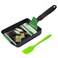 MyLifeUNIT Tamagoyaki Pan, Japanese Omelette Pan Nonstick with Silicone Spatula, Square Egg Pan 7 x 5 inches, Black