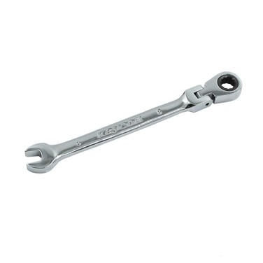 uxcell 8mm Metric Combination Double Flex-Head Open End Spanner Ratchet Wrench Universal for Car