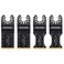 PECHAM 4PCS Oscillating Multi Tool Saw Blades, Carbide Multitool Blades Heary Duty for Hard Material, Metal, Nails. Bolts. Screws (4)
