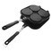 Yardwe Egg Frying Pan Double Sided Pancake Pan with Cartoon Animal Pattern Flapjack Breakfast Maker Egg Burger Omelette NonStick Pan Kitchen Cooking Tool