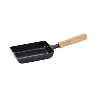 IPPINKA Japanese Iron Tamagoyaki Pan, Egg Omelette Pan Skillet, Made in Tsubame, Japan, 3.7 x 5.9 inch