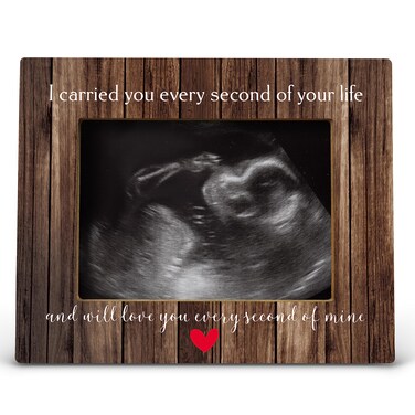 FONDCANYON I Carried You Every Second Of Your Life Miscarriage Memorial Picture Photo Frame,Baby Loss Remembrance Keepsake Gifts,In Memory of Pregnancy Loss Gifts Picture Frames (5x7 Inch Photo)