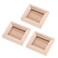 Abaodam 3pcs Doll House Photo Frame DIY Miniature House Kit Mini House Decor Accessory Mini House Ornament Small Picture Frames Mini Picture Frame Wood Accessories Vertical Section
