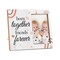 valucise Twins Baby Pictures Frame, Born Together Friend Forever Photo Frame, Twins Gifts for Babies, New Baby Gifts For New Mom Dad, Home Living Room Bedroom Decoration -b04