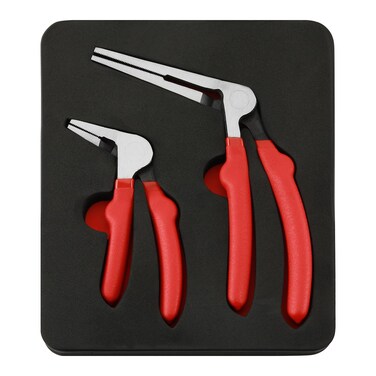 Mayouko 6"&amp;8" Kiwi Bent Head Needle-Nose Pliers, Angled Head Long Nose Pliers, High Leverage Pistol Grip Pliers for Tight Spaces