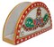 Purpledip Indian gift item: Handpainted Marble Napkin holder, Housewarming gift (10566)