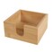 Bamboo Napkin Holder Square Napkin Stand Tabletop Tissue Dispenser Organizer for Home Kitchen Restaurant Hotel Bar, 1 Piece