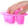 AKOAK 1 Pack Five Finger Bubble Hand Bowl Plastic Softening Soak Tool Cuticle Softening Nail Polish Removal Home Practice Nail Art Tool (Pink)