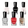 SUITANGO 6 Bottles Easy Peel off Nail Polish Set Quick-drying, Non-Toxic Nail Polish - DIY Water Based Nail Polish Kit with Top Base Coat Nail ecoration products for Women Girls