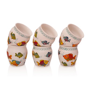 Handmade Traditional Kulhar Kulhad Chai Tea Coffee Mug Cup Cantaritos Set of 6 Glazed Earthenware Glossy Finish Clay Terracotta Artisanal Studio Pottery Mud Brown Food Safe Natural Rustic Eco-Friendly