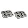 MAGICLULU 2pcs 6 Heart Muffin Tin Heart Shaped Muffin Pan Heart Shaped Cupcake Pan Heart Cupcake Tray Valentines